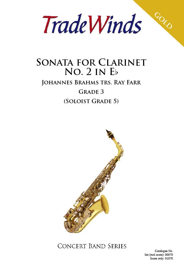 Sonata for Clarinet #2 in Eb - klik hier