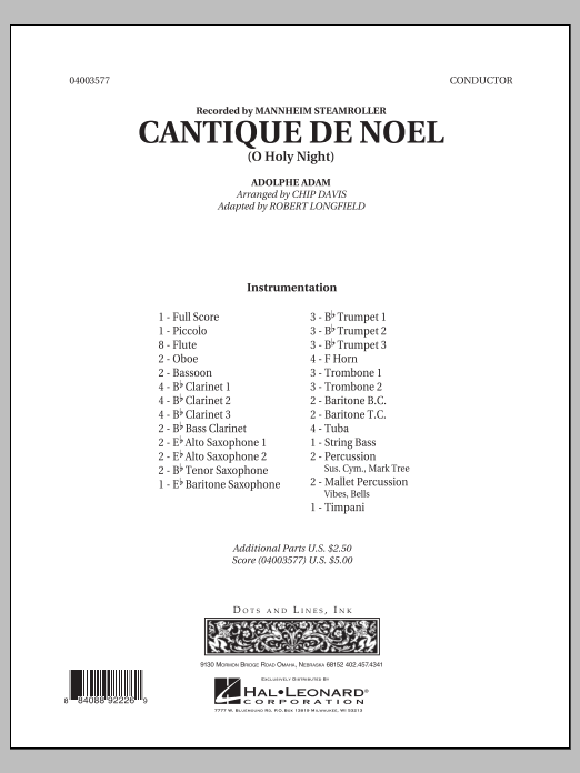 Cantique de Nol (O Holy Night) - klik hier