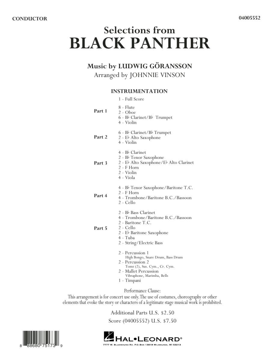 Selections from 'Black Panther' - klik hier