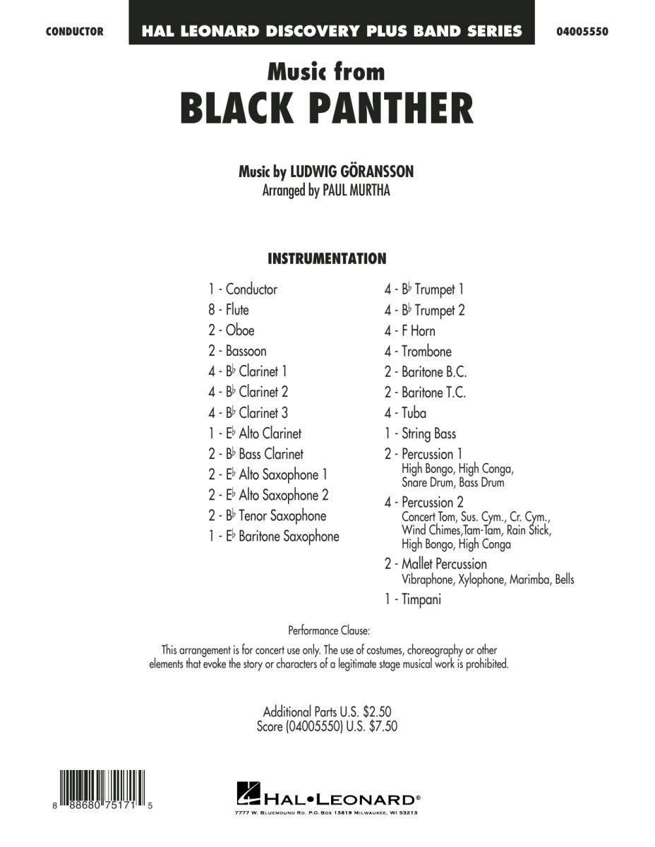 Music from 'Black Panther' - klik hier
