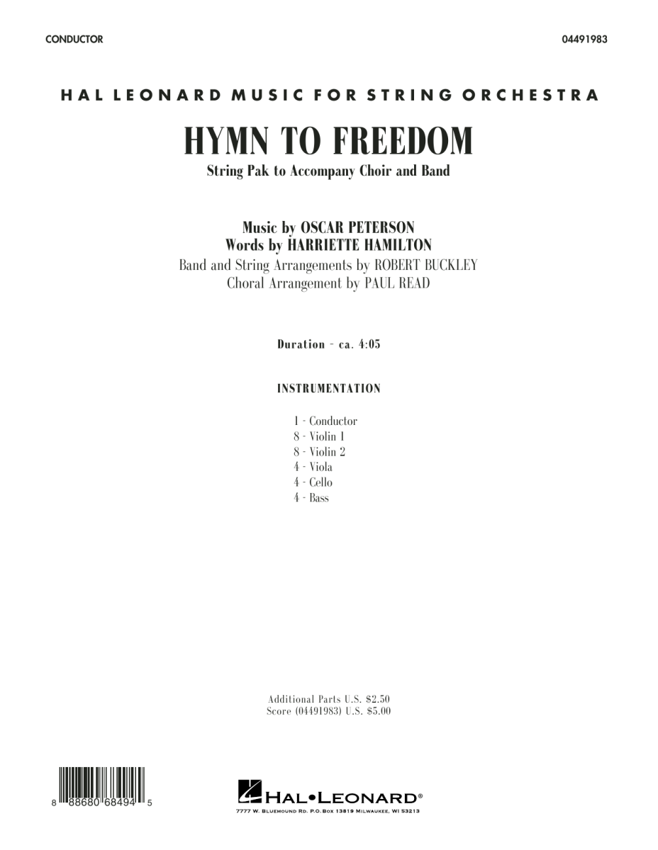 Hymn to Freedom - klik hier