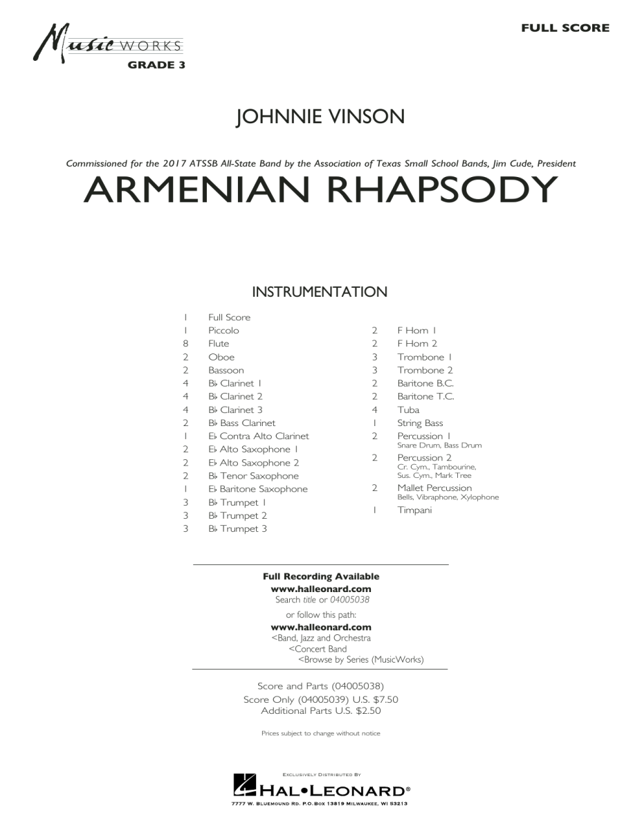 Armenian Rhapsody - klik hier