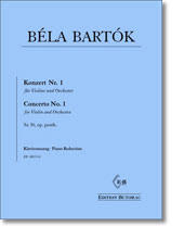 Violinkonzert #1, Sz. 36, op. posth. - klik hier