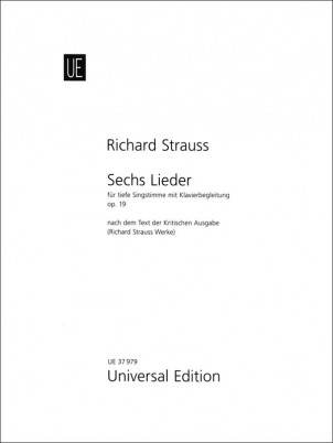 6 Lieder - low voice - klik hier 6 Lieder - low voice - klik hier