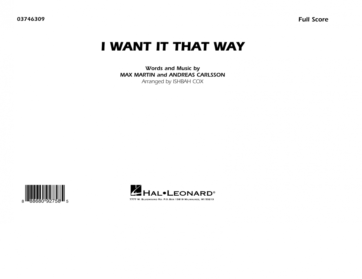 I Want It That Way - klik hier