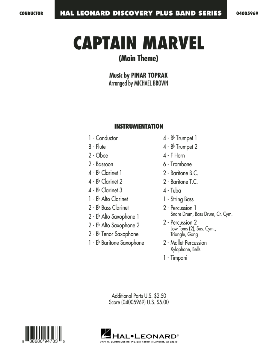 Captain Marvel (Main Theme) - klik hier