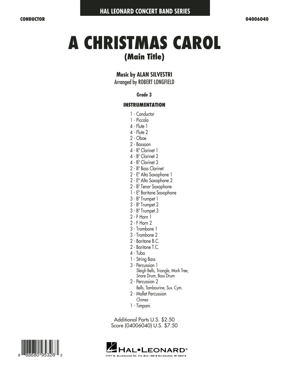 A Christmas Carol (Main Theme) - klik hier