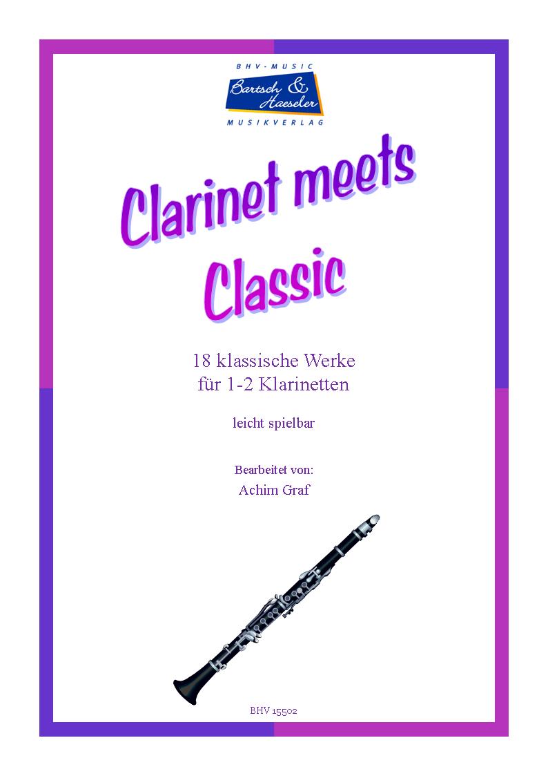 18 klassische Werke fr 1-2 Klarinetten (Clarinet meets Classic) - klik hier