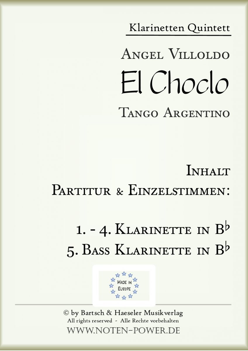 El Choclo (Tango Argentino) - klik hier