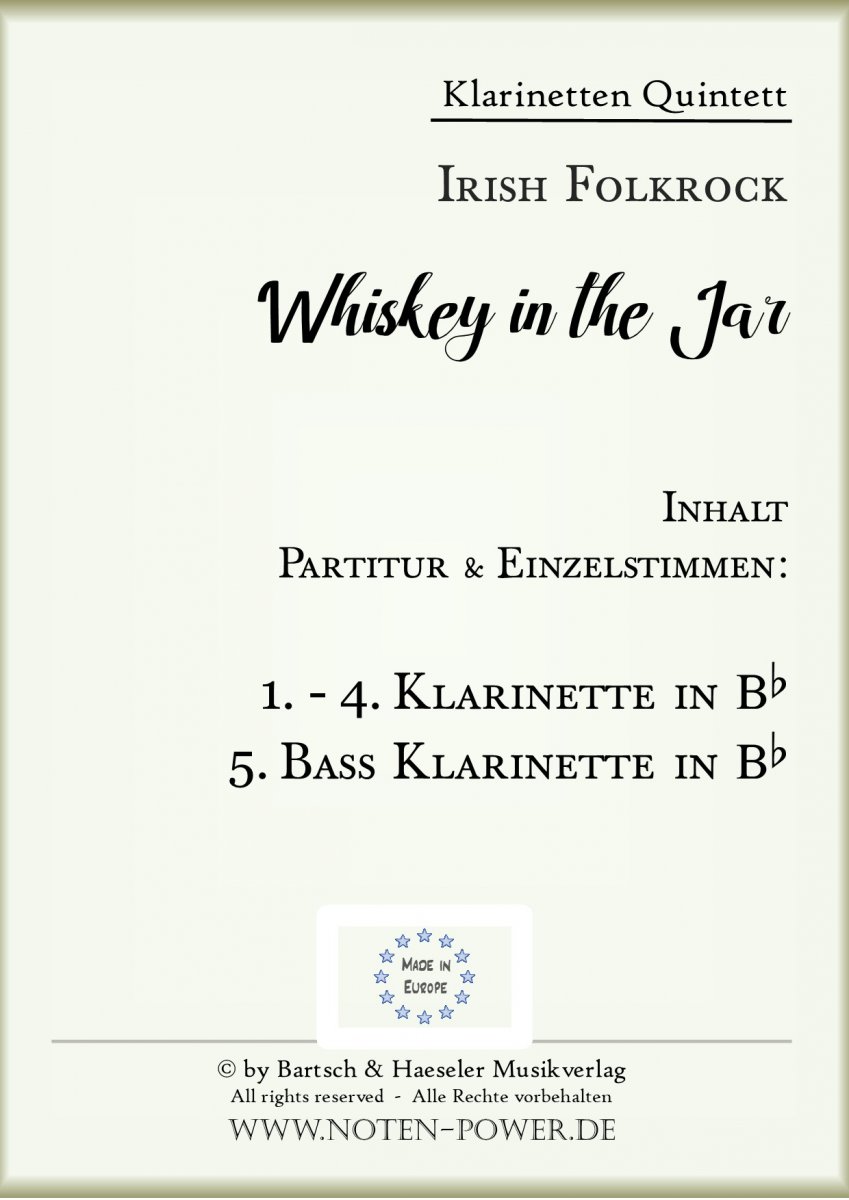 Whiskey In The Jar, Irish Folkrock - klik hier