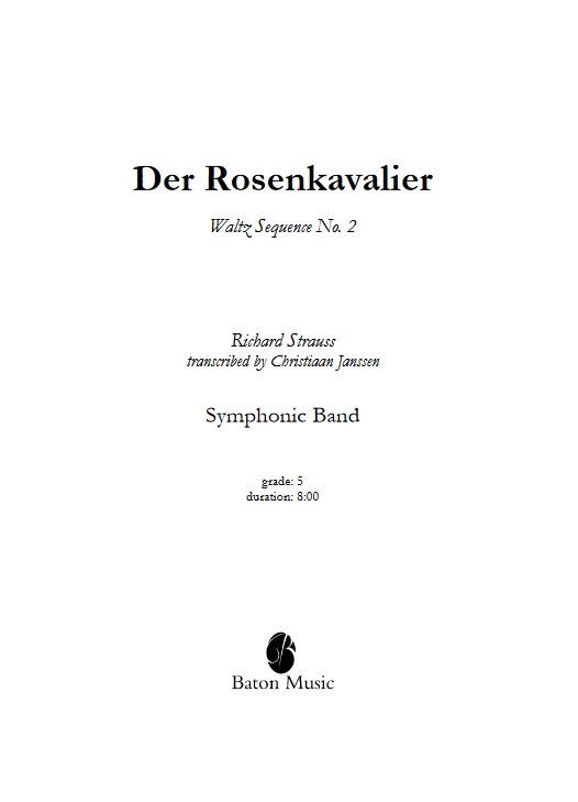 Rosenkavalier, Der (Waltz Sequence #2) - klik hier