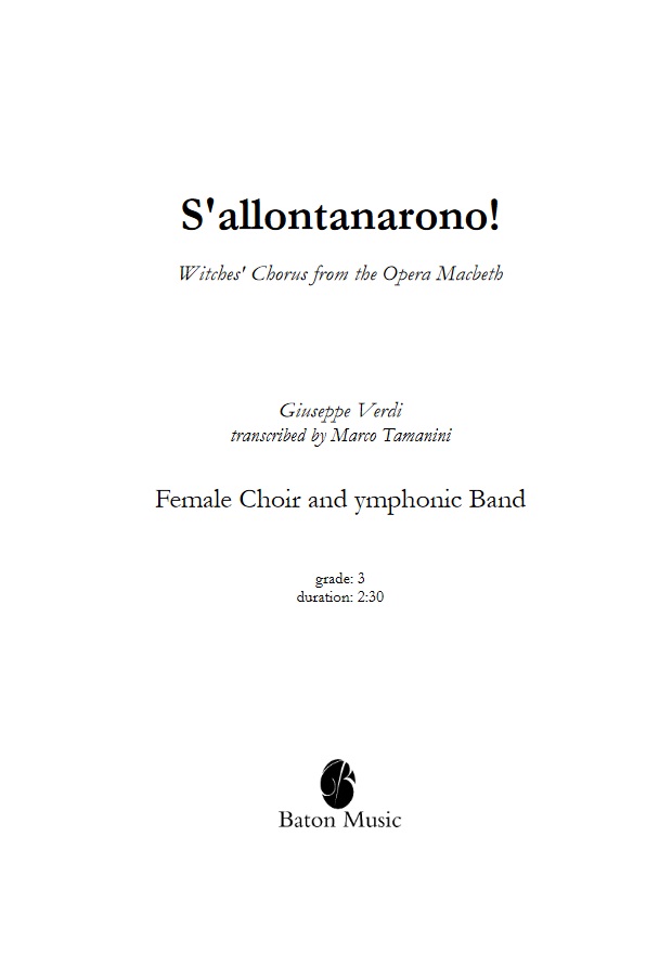 S'allontanarono (Witches' Chorus from the Opera Macbeth) - klik hier