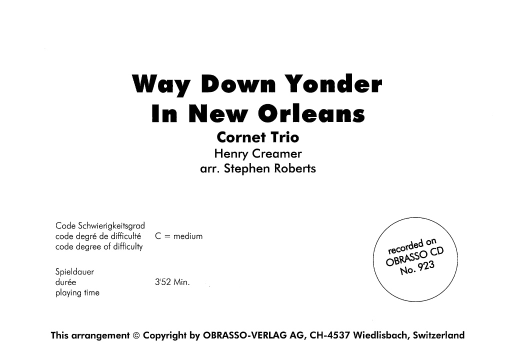 Way Down Yonder In New Orleans - klik hier