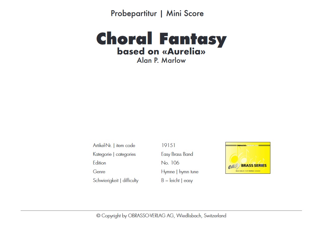 Choral Fantasy (based on 'Aurelia') - klik hier