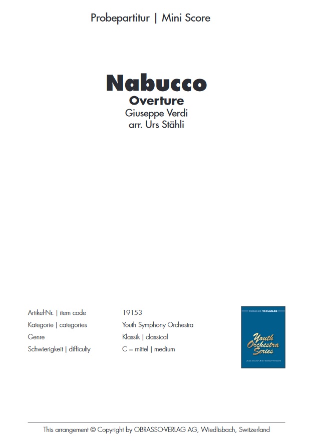 Nabucco Overture - klik hier