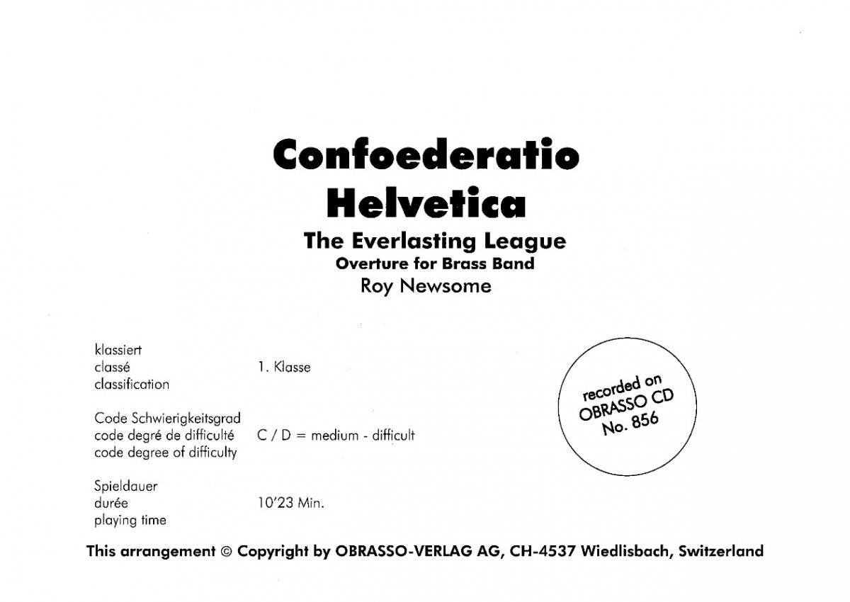 Confoederatio Helvetica - klik hier