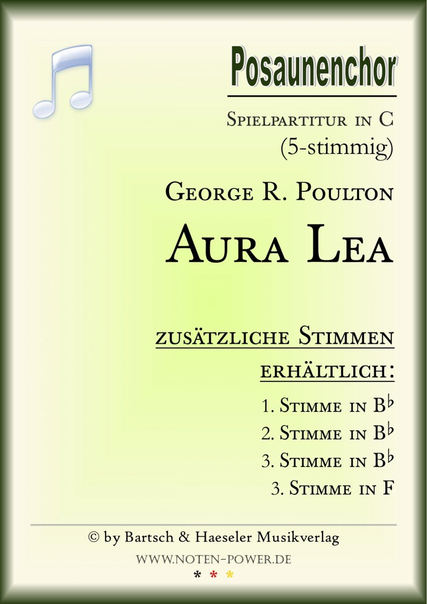 Aura Lea - klik hier