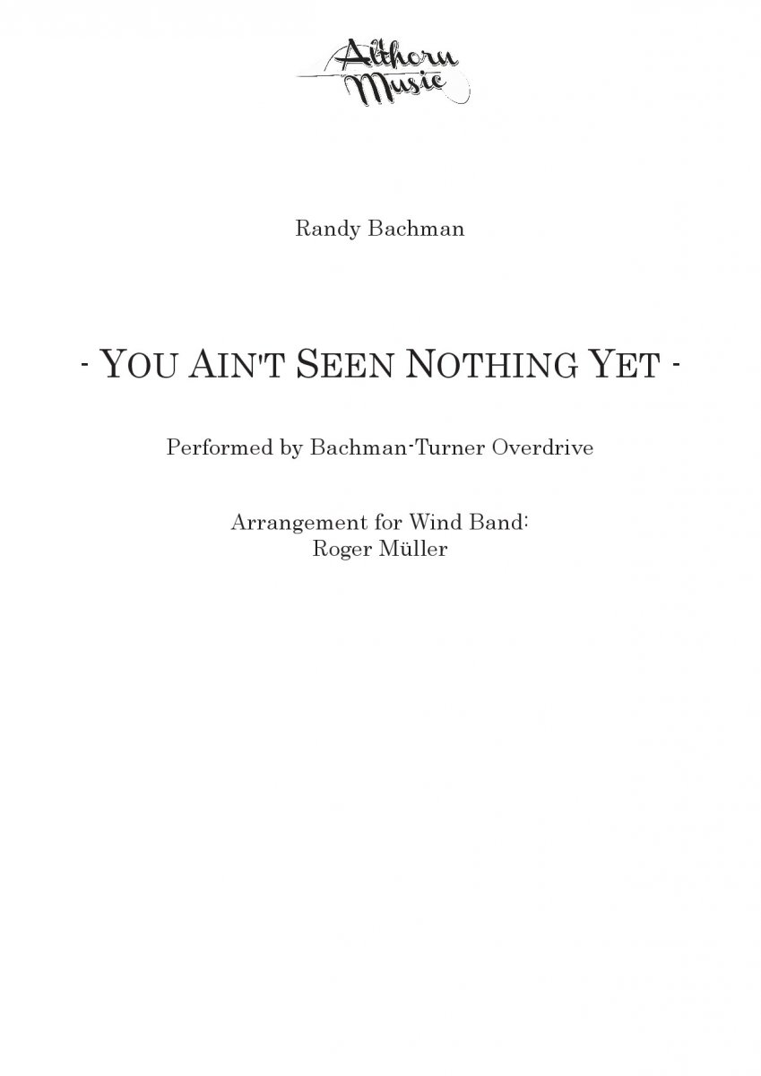 You Ain't Seen Nothing Yet - klik hier