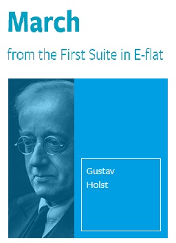 March from the 'First Suite in E-flat' - klik hier March from the 'First Suite in E-flat' - klik hier
