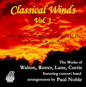 Classical Winds #1 (The Works of Walton, Rutter, Land, Curtis) - klik hier