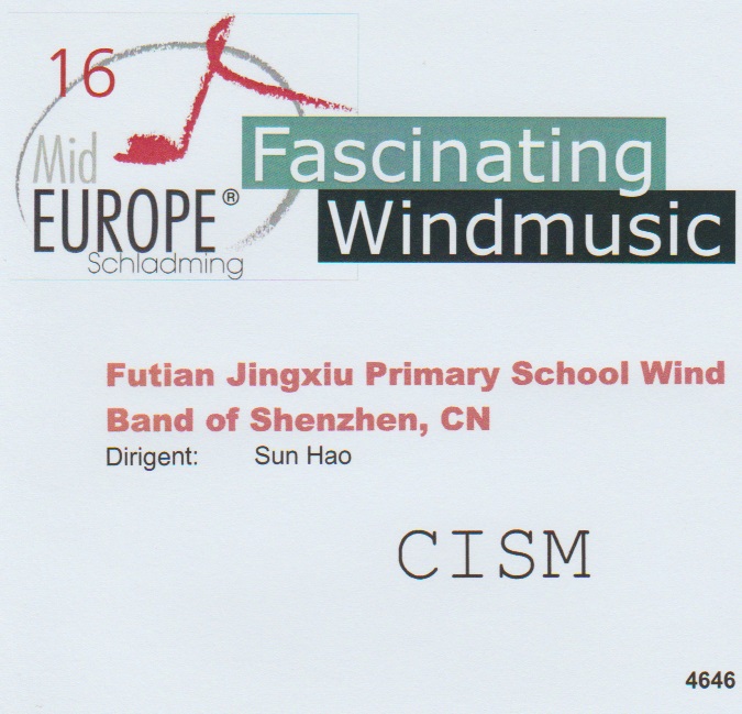 16 Mid Europe: Futian Jingxiu Primary School Wind Band of Shenzhen - klik hier