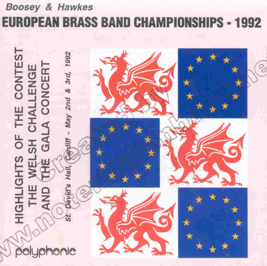 Highlights 1992 European Brass Band Championships - klik hier
