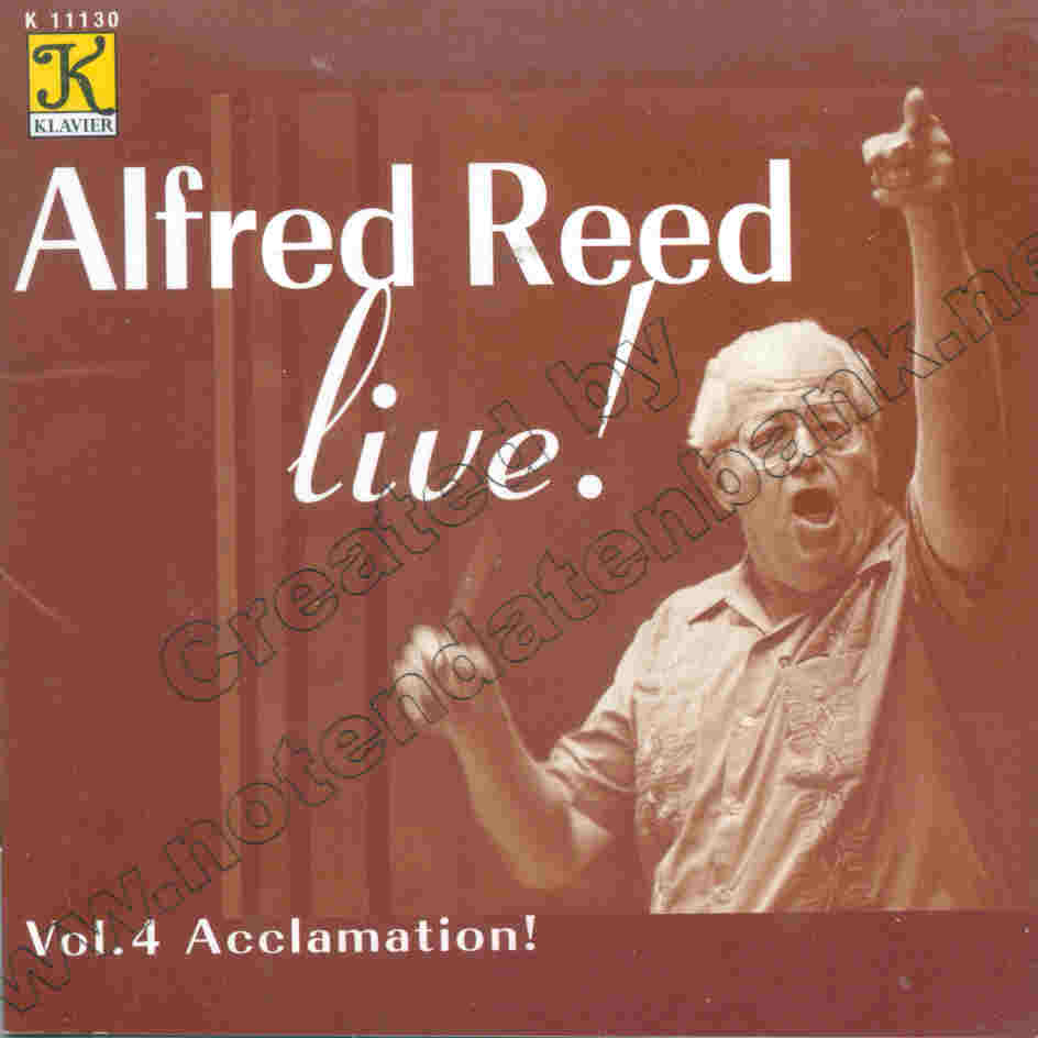 Alfred Reed Live #4: Acclamation - klik hier