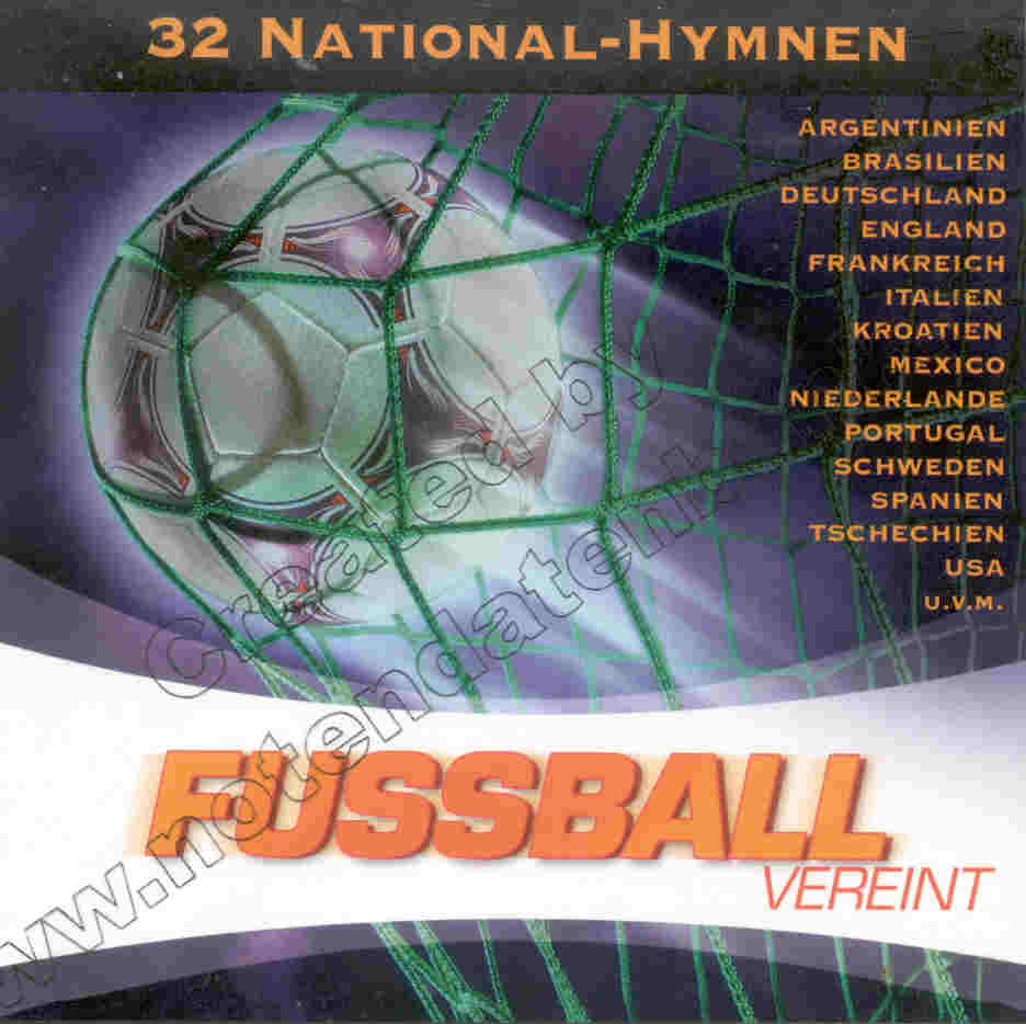 Fussball vereint - 32 National-Hymnen - klik hier