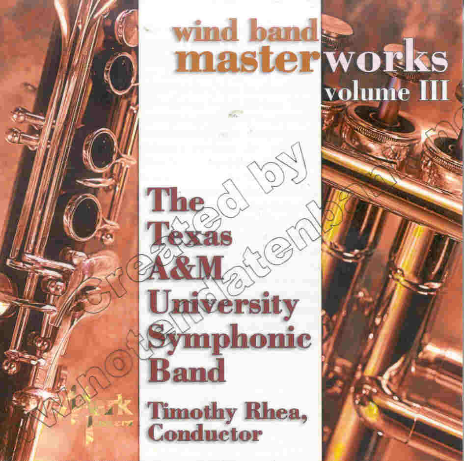 Wind Band Masterworks #3 - klik hier