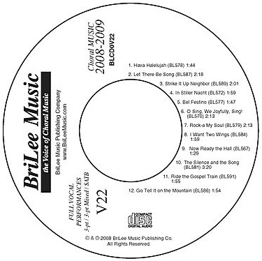 BriLee Vocal CD #22 - klik hier