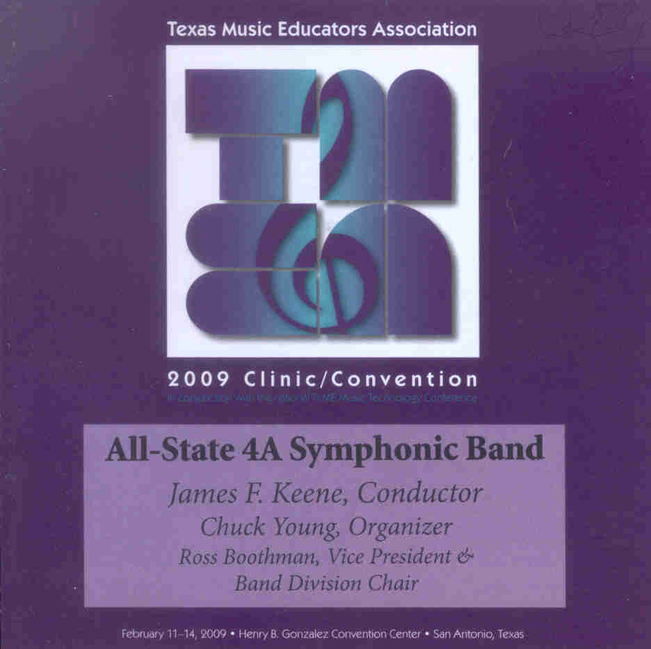 2009 Texas Music Educators Association: Texas All-State 4a Symphonic Band - klik hier