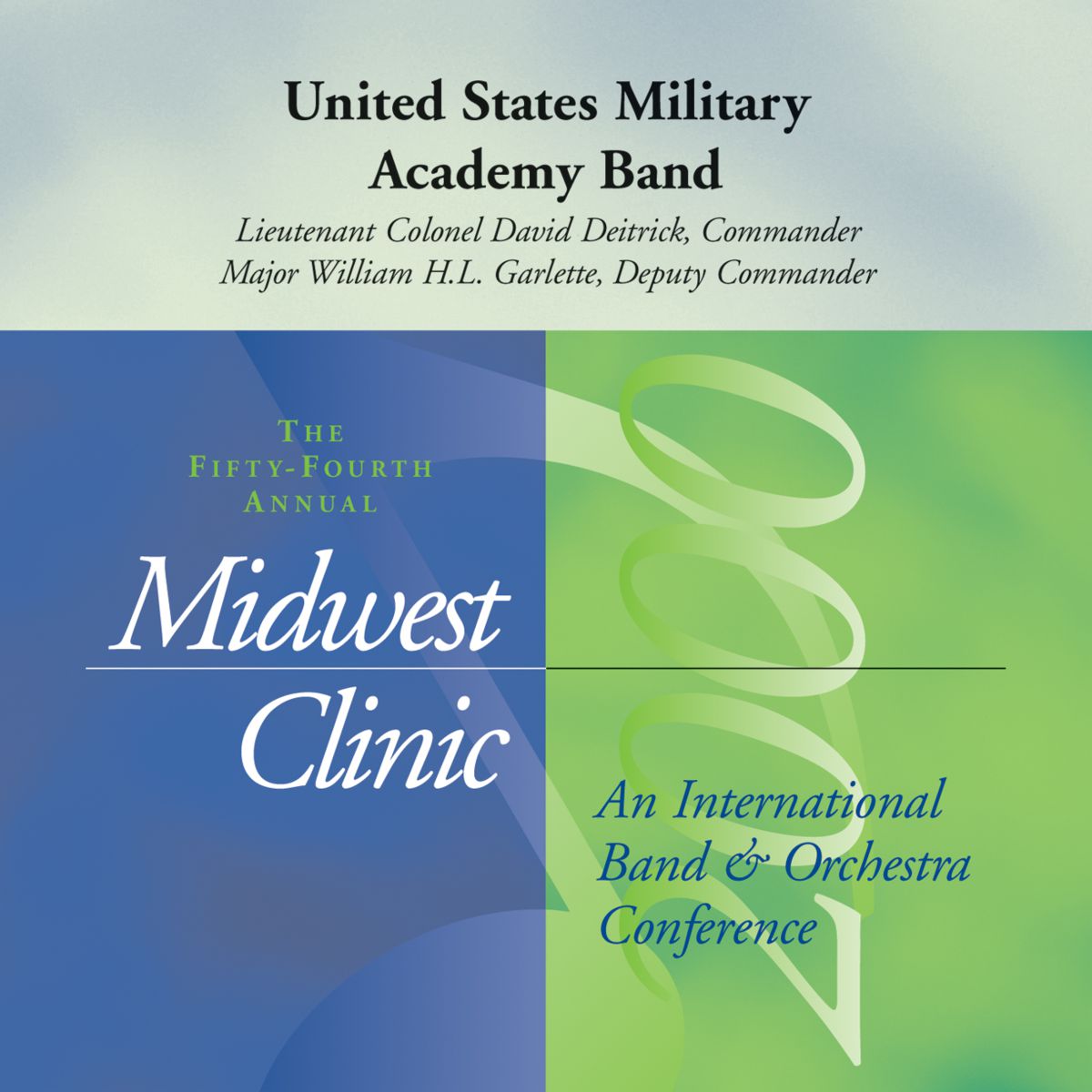 2000 Midwest Clinic: United States Military Academy Band - klik hier