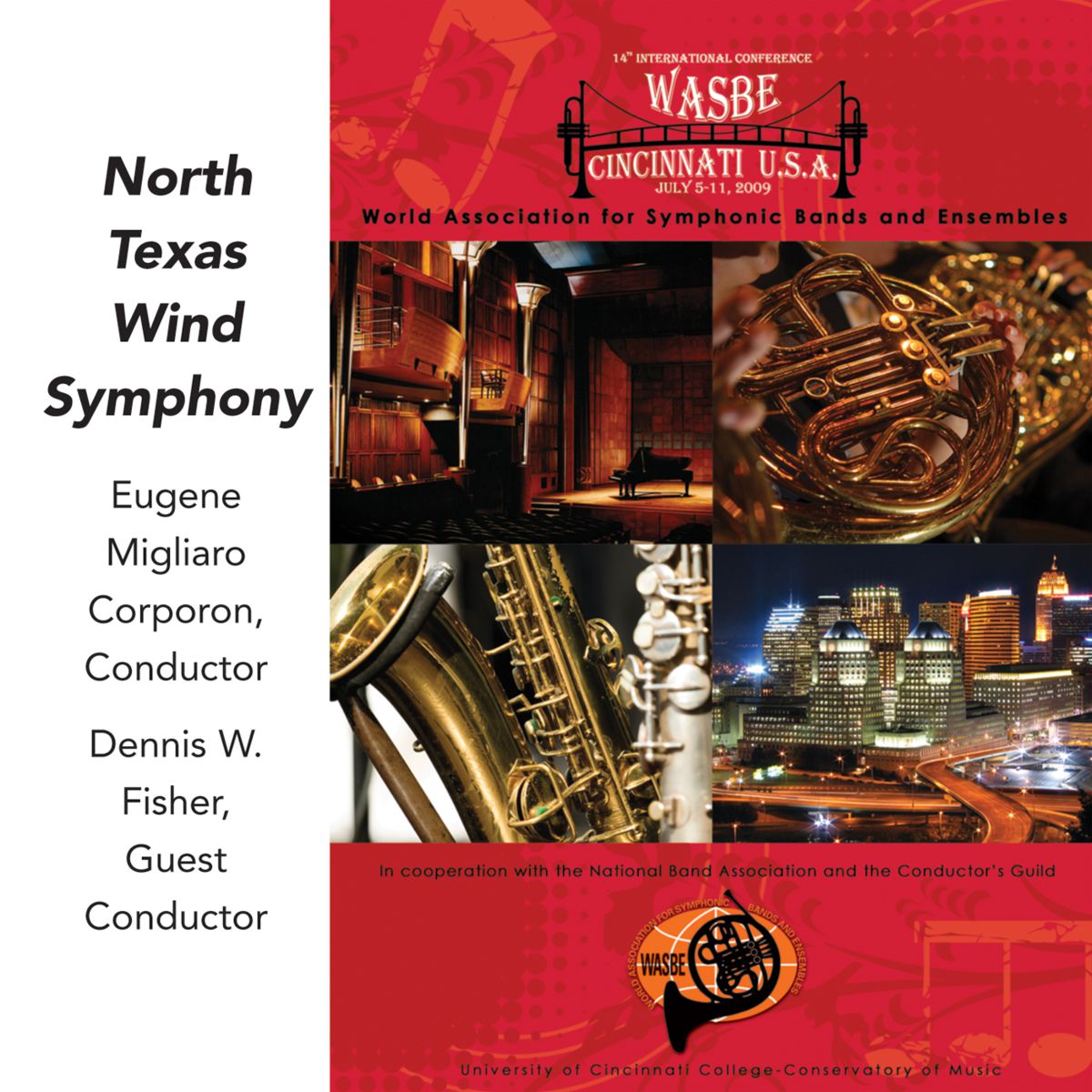 2009 WASBE Cincinnati, USA: North Texas Wind Symphony - klik hier