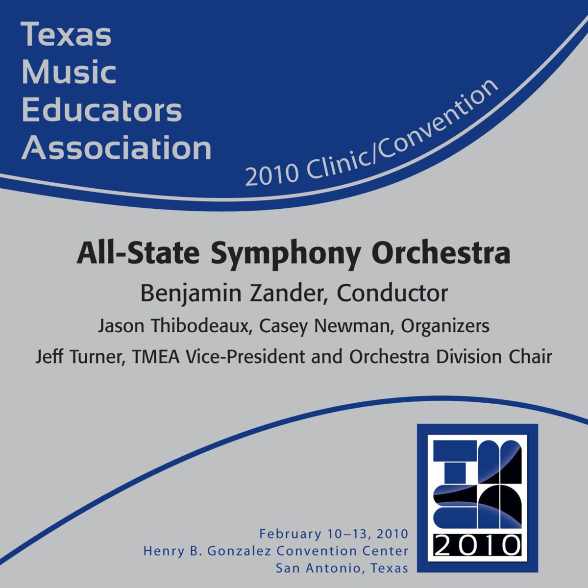 2010 Texas Music Educators Association: All-State Symphony Orchestra - klik hier 2010 Texas Music Educators Association: All-State Symphony Orchestra - klik hier