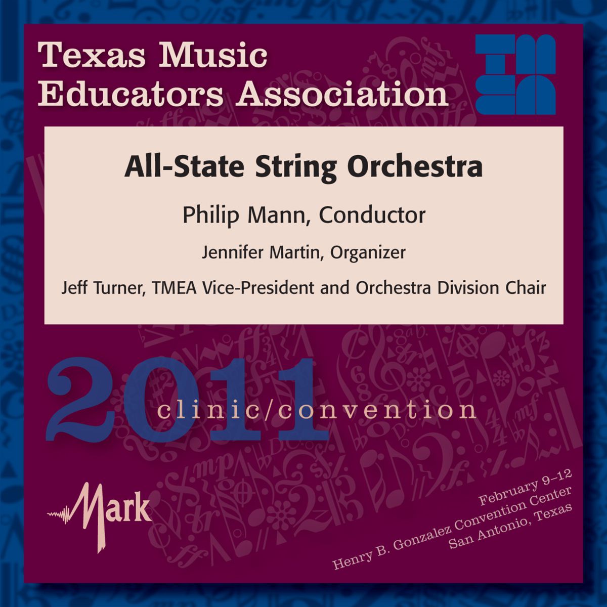 2011 Texas Music Educators Association: All-State String Orchestra - klik hier