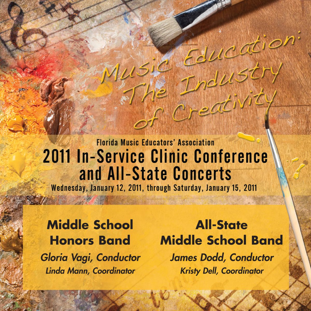 2011 Florida Music Educators Association: Middle School Honors Band and All-State Middle School Band - klik hier