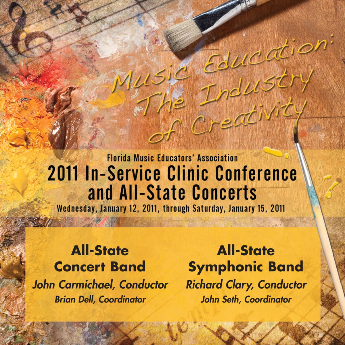 2011 Florida Music Educators Association: All-State Concert Band and All-State Symphonic Band - klik hier