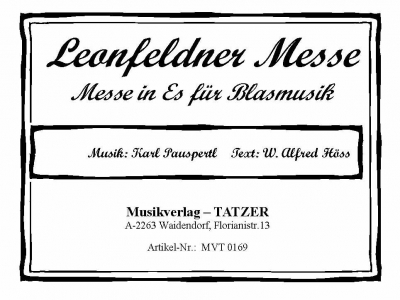 Messe in Es 'Leonfeldner Messe' (Chor) - klik hier