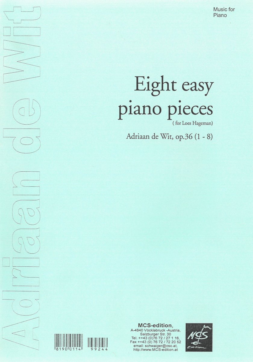 8 Easy Piano Pieces (Eight) - klik hier 8 Easy Piano Pieces (Eight) - klik hier