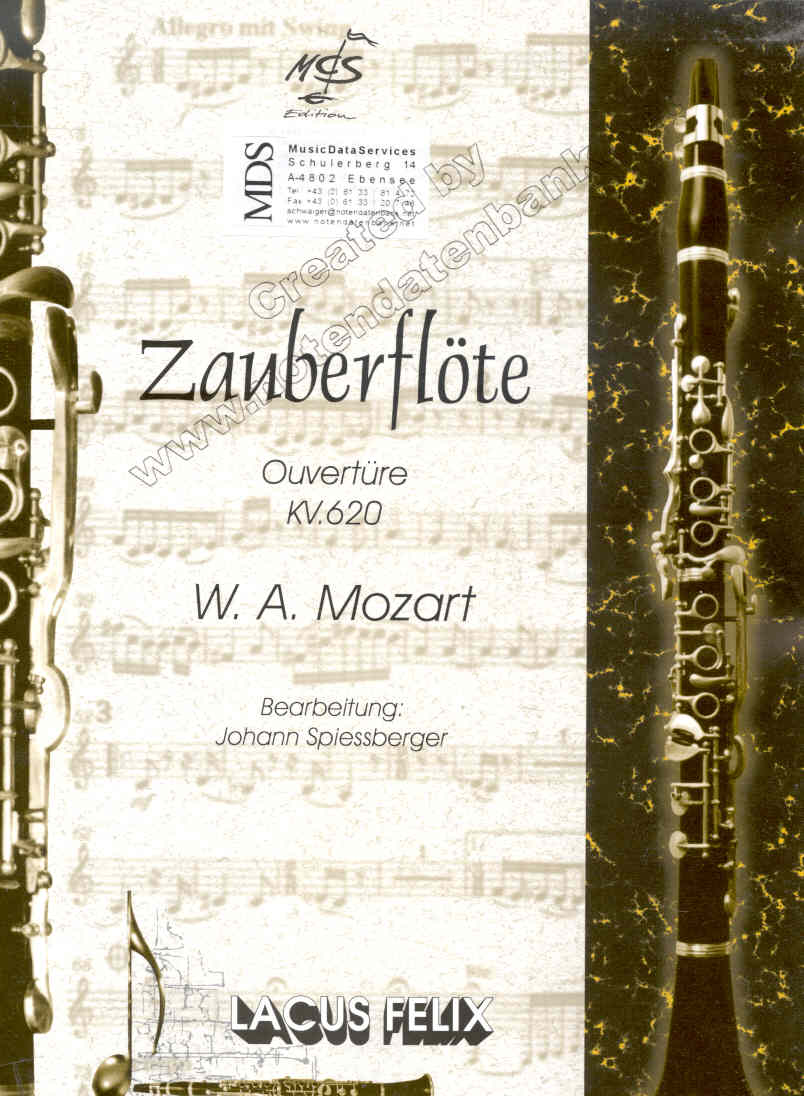 Zauberflöte Ouvertüre (Magic Flute Overture) - klik hier Zauberflöte Ouvertüre (Magic Flute Overture) - klik hier