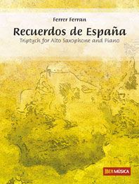 Recuerdos de Espaa (Triptychon fr Altsaxophon und Klavier) - klik hier