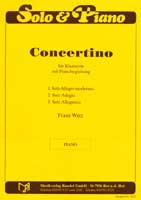 Concertino für Klarinette und Piano - klik hier Concertino für Klarinette und Piano - klik hier