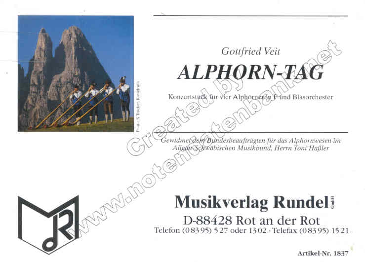 Alphorn-Tag - klik hier