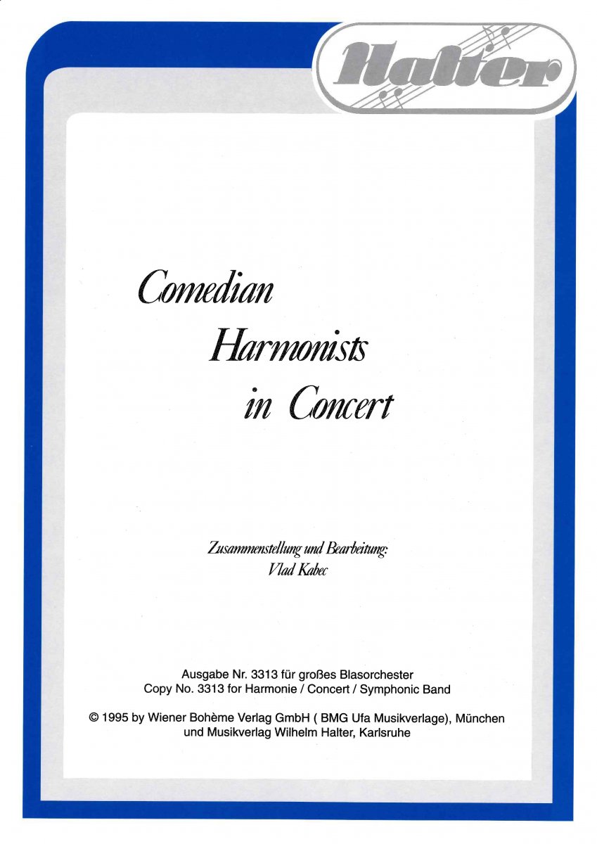 Comedian Harmonists in Concert - klik hier