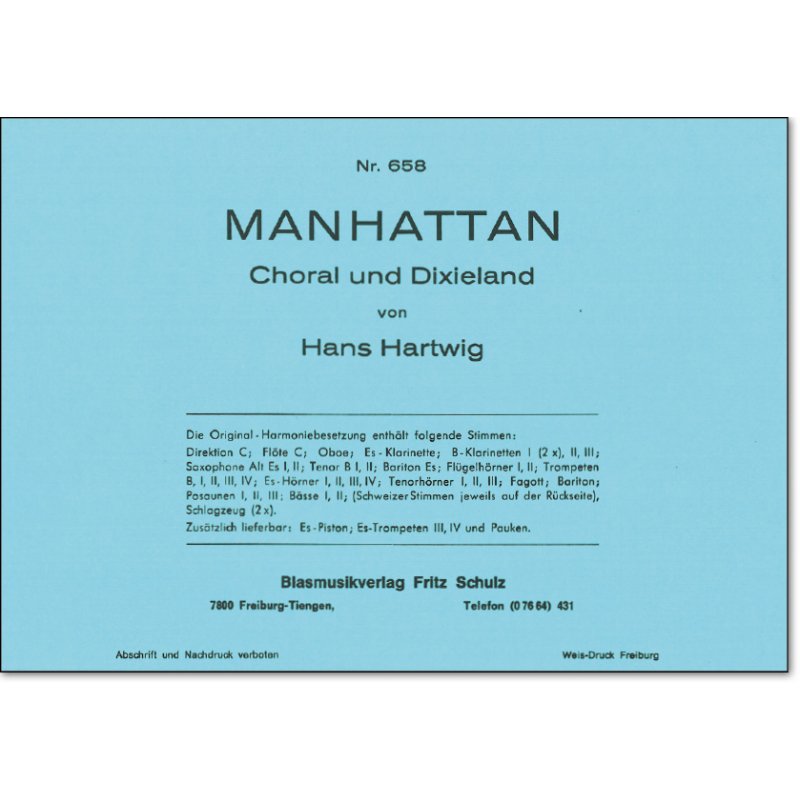 Choral aus 'Manhattan' - klik hier Choral aus 'Manhattan' - klik hier