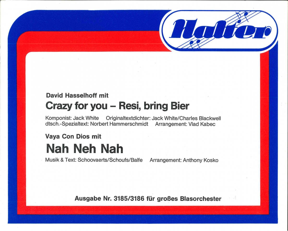 Crazy for You (Resi bring Bier) - klik hier Crazy for You (Resi bring Bier) - klik hier