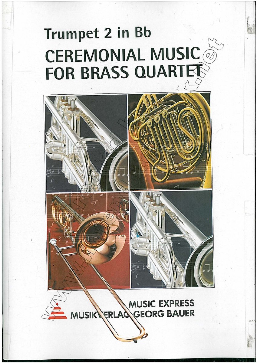 Ceremonial Music for Brass Quartet - klik hier