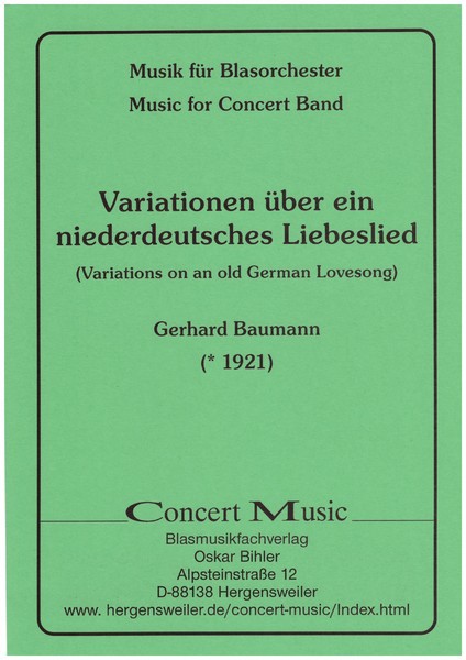 Variationen über ein niederdeutsches Liebeslied - klik hier Variationen über ein niederdeutsches Liebeslied - klik hier