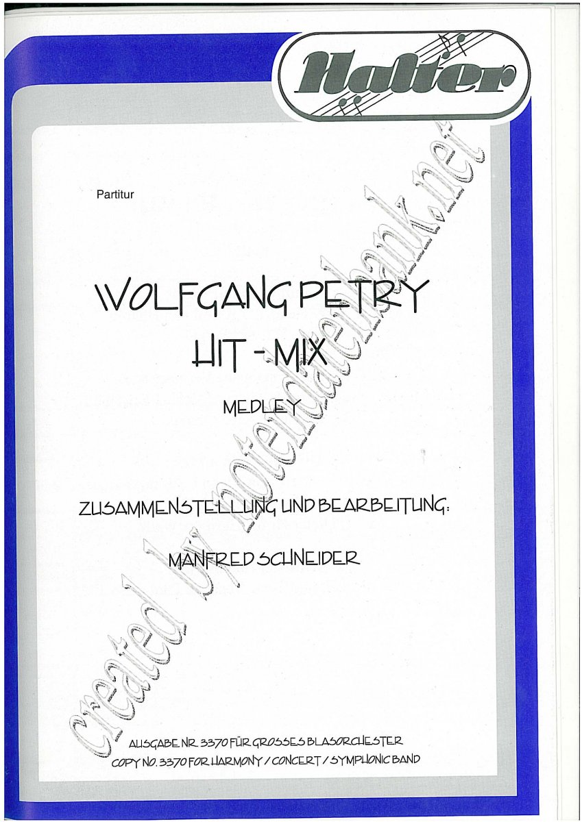 Wolfgang Petry Hit Mix - klik hier