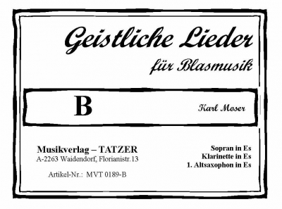 Geistliche Lieder fr Blasmusik, Heft B - klik hier